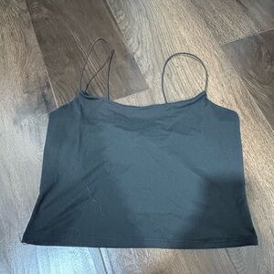 Black Spaghetti Strap Tank
